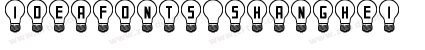IdeaFonts ShangHei字体转换
